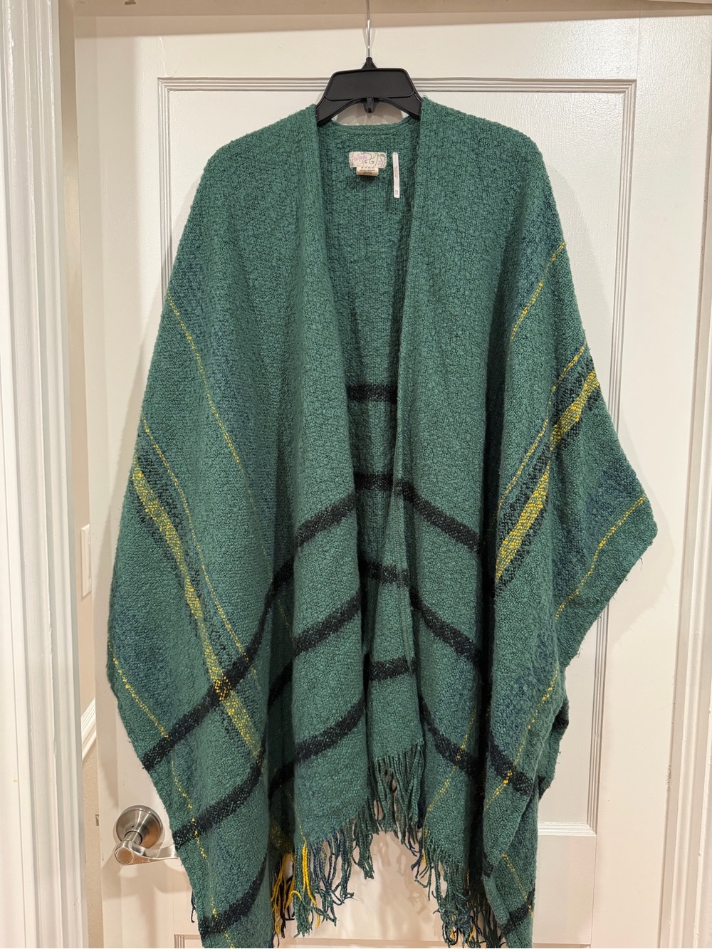 Free People Deep Green Textured Cardigan - Picture 1 of 9